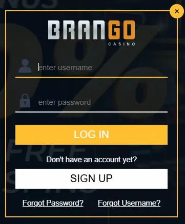 Brango Casino NZ login